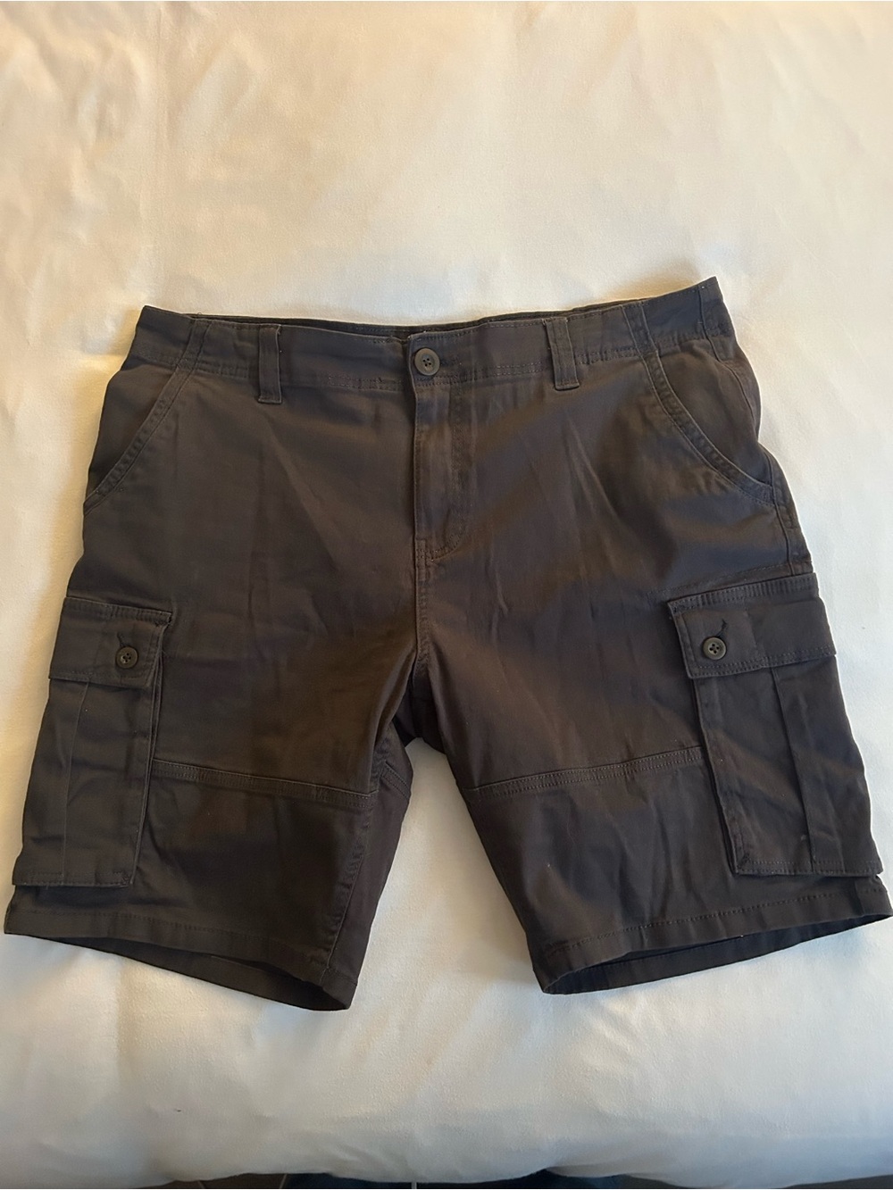 Bluenotes Men’s Cargo Shorts | Never Worn | Tagged 33 Fits Like 36–38 | Dark Gre